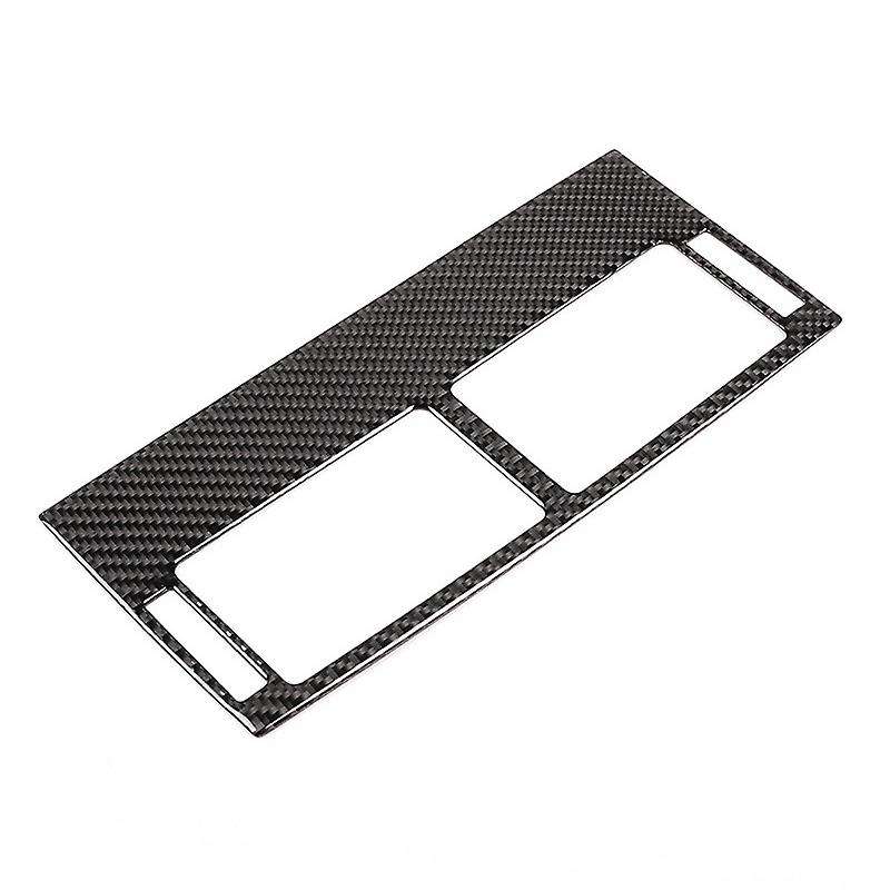Car Soft Carbon Fiber Dashboard Central Air Outlet Vent Frame Cover Trim for Sport 2015-2019