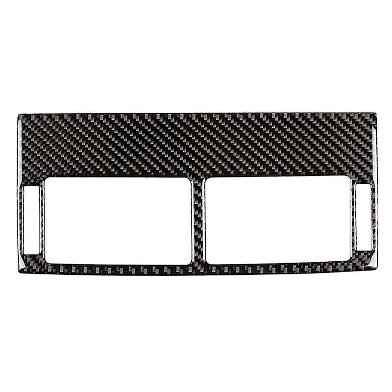 Car Soft Carbon Fiber Dashboard Central Air Outlet Vent Frame Cover Trim for Sport 2015-2019