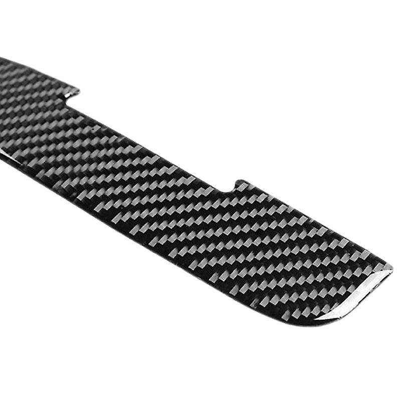Car Soft Carbon Fiber Sticker Console Rear Air Vent Outlet Trim Cover for 2011-2018