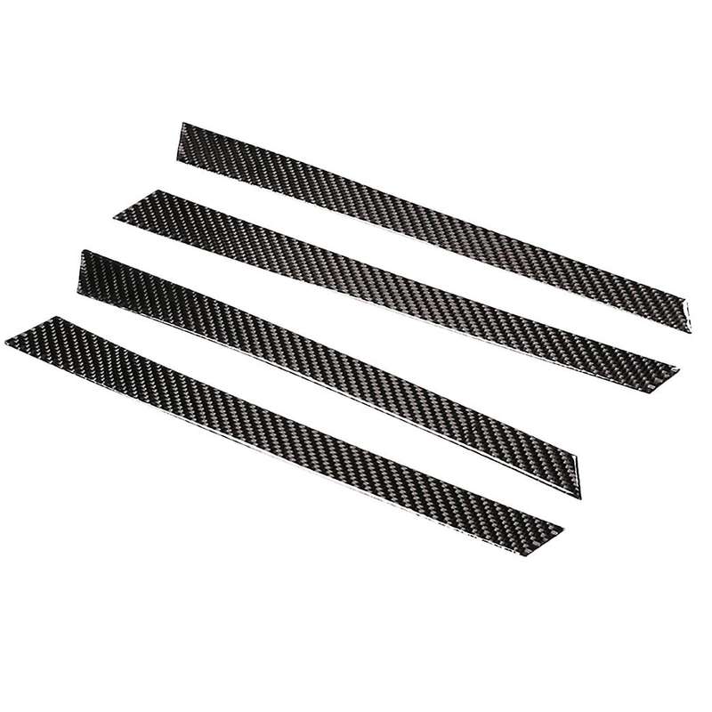 Car Soft Carbon Fiber Inner Door Panel Cover Trim for 2009-2013