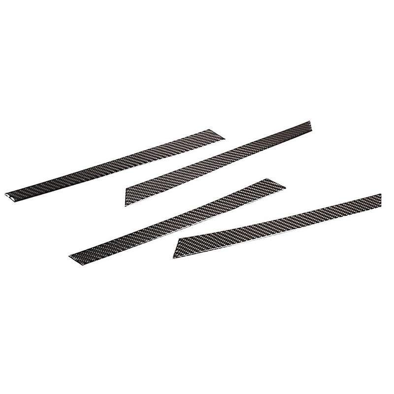 Car Soft Carbon Fiber Inner Door Panel Cover Trim for 2009-2013