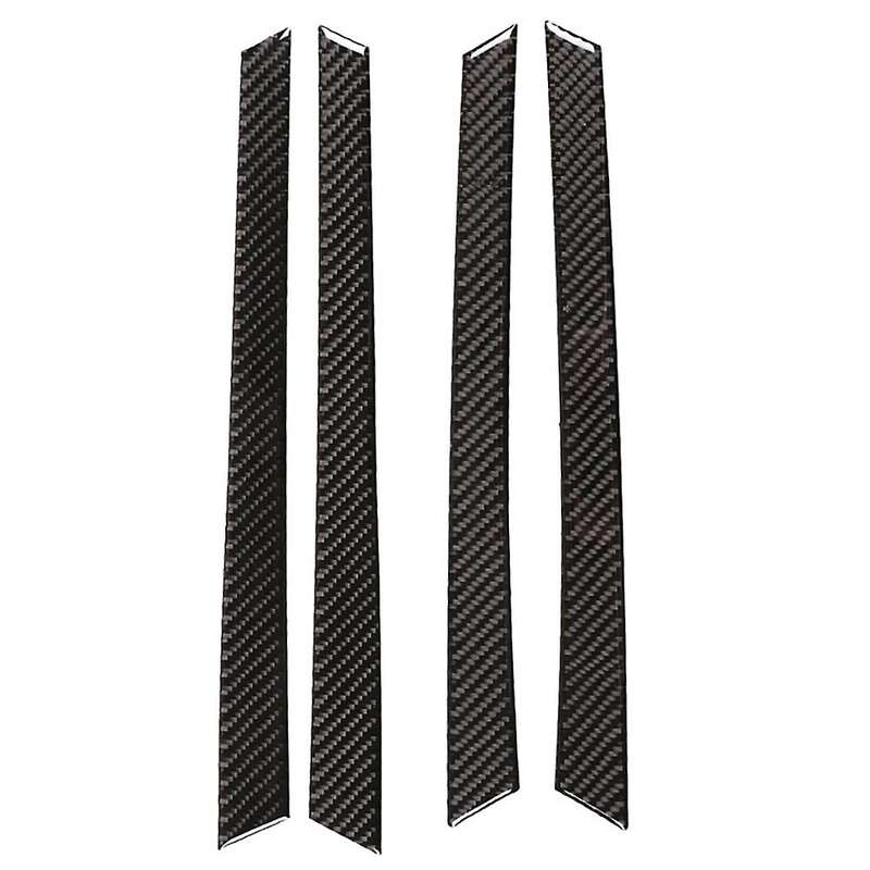 Car Soft Carbon Fiber Inner Door Panel Cover Trim for 2009-2013