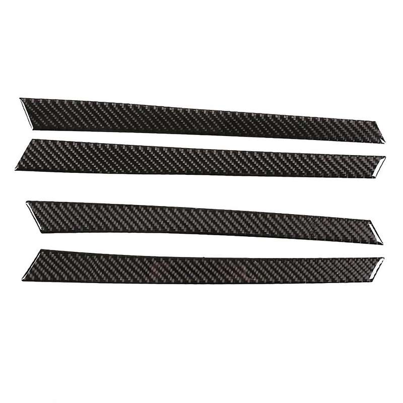 Car Soft Carbon Fiber Inner Door Panel Cover Trim for 2009-2013