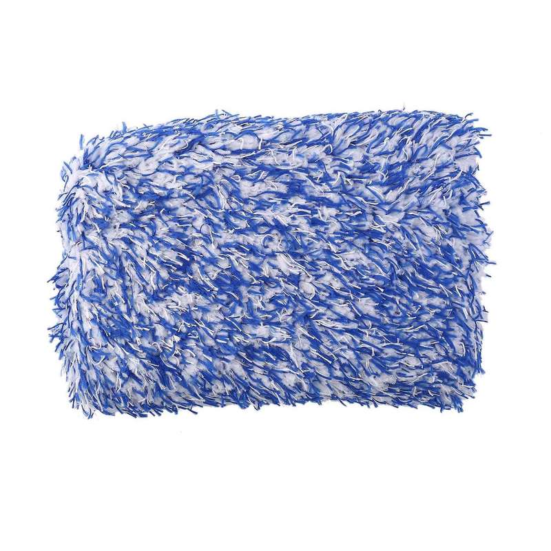 Car Soft High Density Cleaning Super Soft Car Wash Cloth Microfiber Car Wash Towel Sponge Block Blu