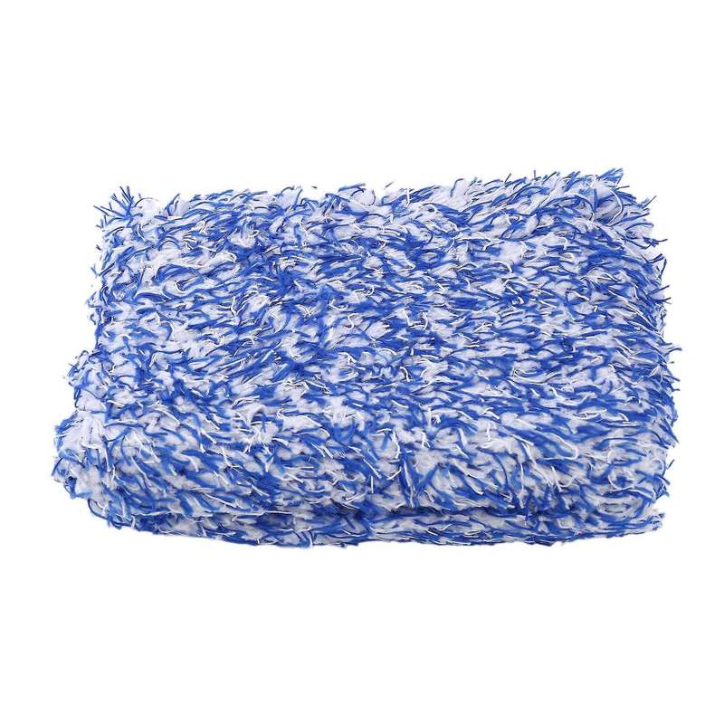 Car Soft High Density Cleaning Super Soft Car Wash Cloth Microfiber Car Wash Towel Sponge Block Blu