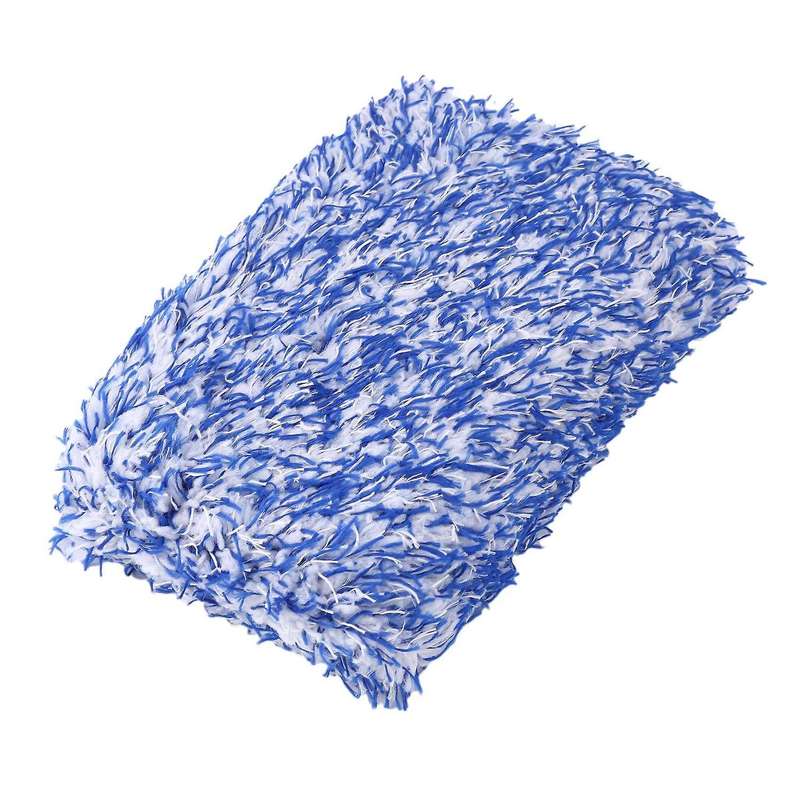 Car Soft High Density Cleaning Super Soft Car Wash Cloth Microfiber Car Wash Towel Sponge Block Blu