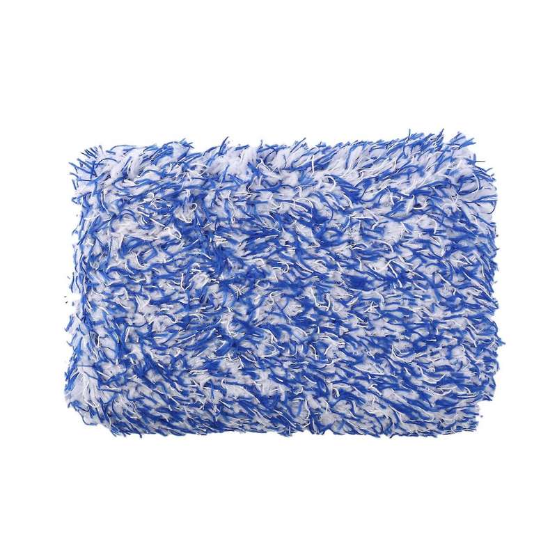 Car Soft High Density Cleaning Super Soft Car Wash Cloth Microfiber Car Wash Towel Sponge Block Blu