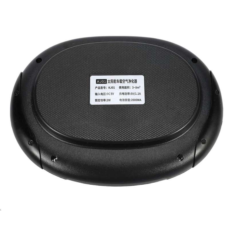 Car Solar Air Purifier Freshener Portable USB Cleaner Auto Air Anion Purifier Oxygen Bar Ozone Ioniz