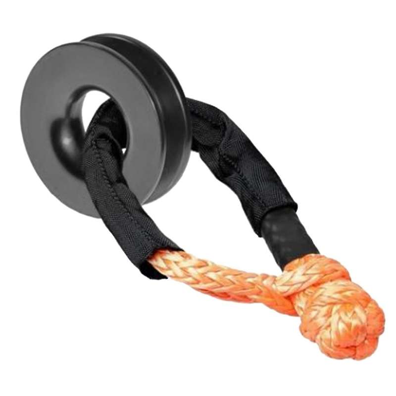 Car Soft Shackle Rope Tow Rope with Recovery Ring Off Road Winch Pulley Cable Hook for Off-Road Reco