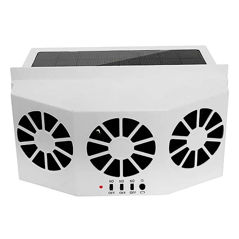 Car Solar Exhaust Fan Windshield Ventilation Window System Solar Power for RV Caravan Boats