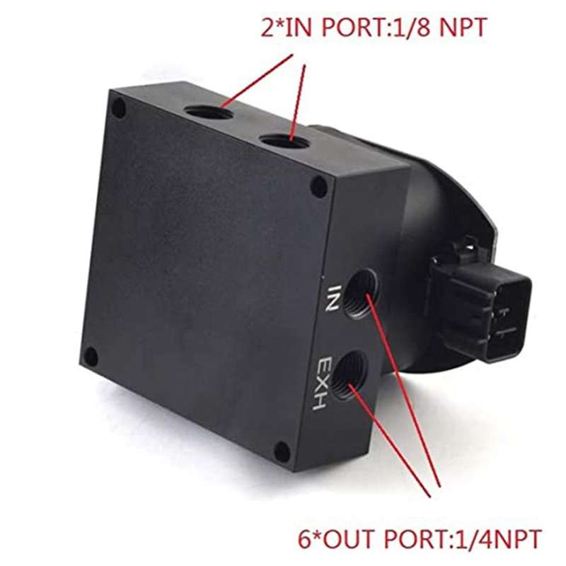 Car Solenoid Valve Air Suspension Suspension Manifold Valve Pneumatic Solenoid Valve Kit