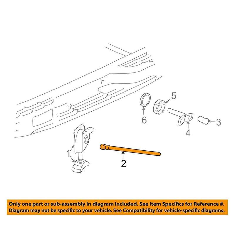Car Spare Tire Boom Guide for 1999-2007 Car Accessories 15078834