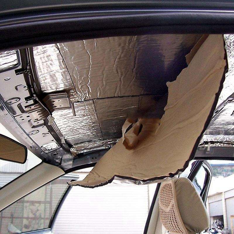 Car Sound Deadening Mat 50x200cm Engine Foam Cotton Sticker Noise Dampening Insulation 15mm Thick