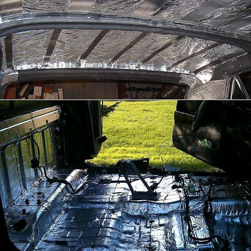Car Sound Deadening Mat 50x200cm Engine Foam Cotton Sticker Noise Dampening Insulation 15mm Thick