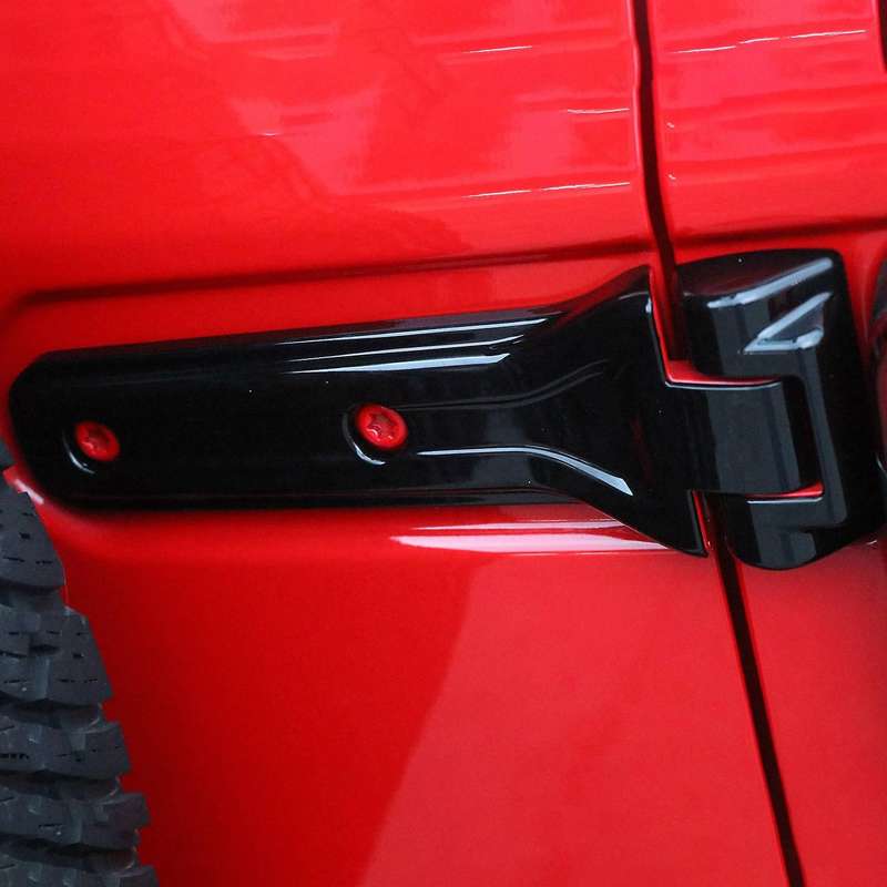 Car Spare Tire Door Hinge Covers Stickers for JL 2018 Up Exterior Accessories
