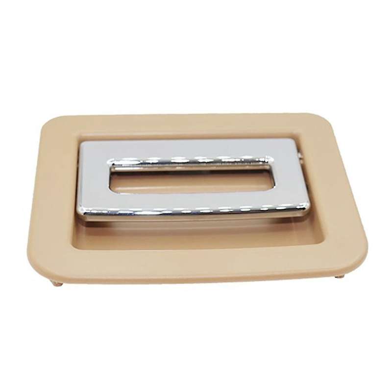 Car Spare Tire Cover Handle Trunk Carpet Handle Electroplated Handle for 2011-2017 Beige