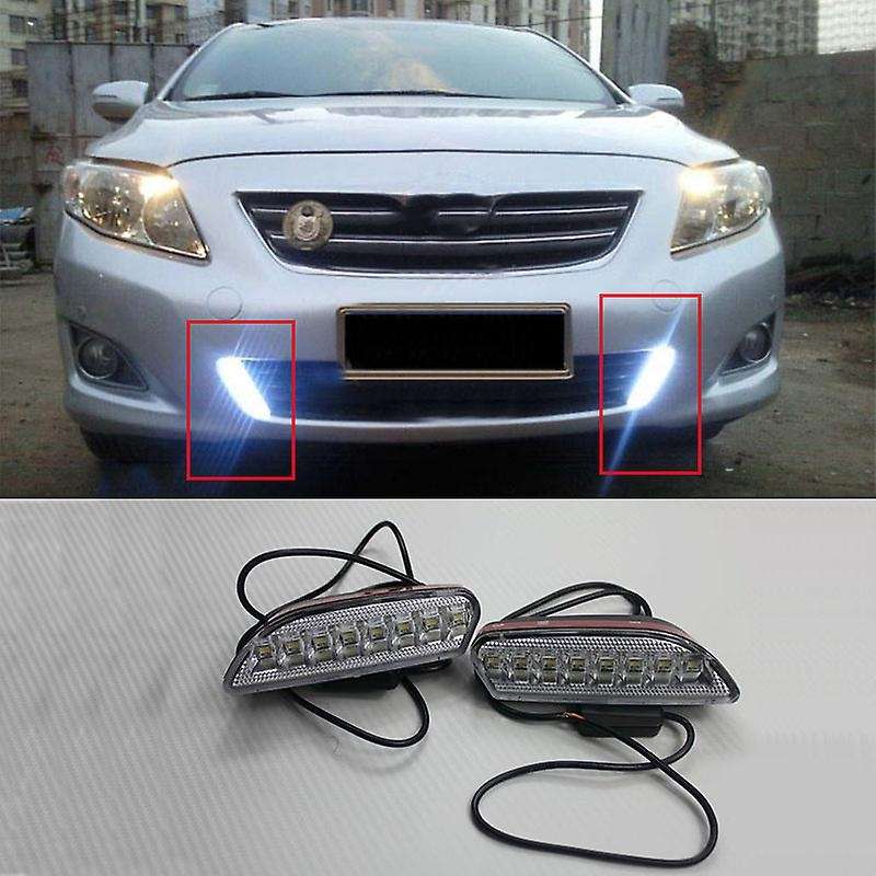 Car Special Daytime Running Light LED Light Day Light Steering LED Driving Fog Light Suitable for 20