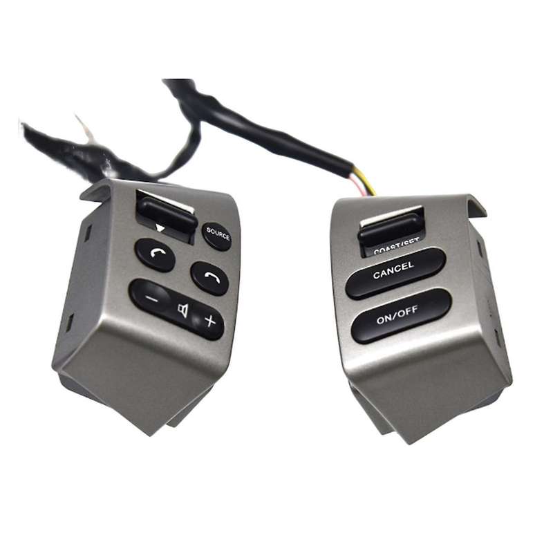 Car Speed Cruise Control Switch for Sylphy 2008-2019 Steering Wheel Button with Wiring Harness Silve