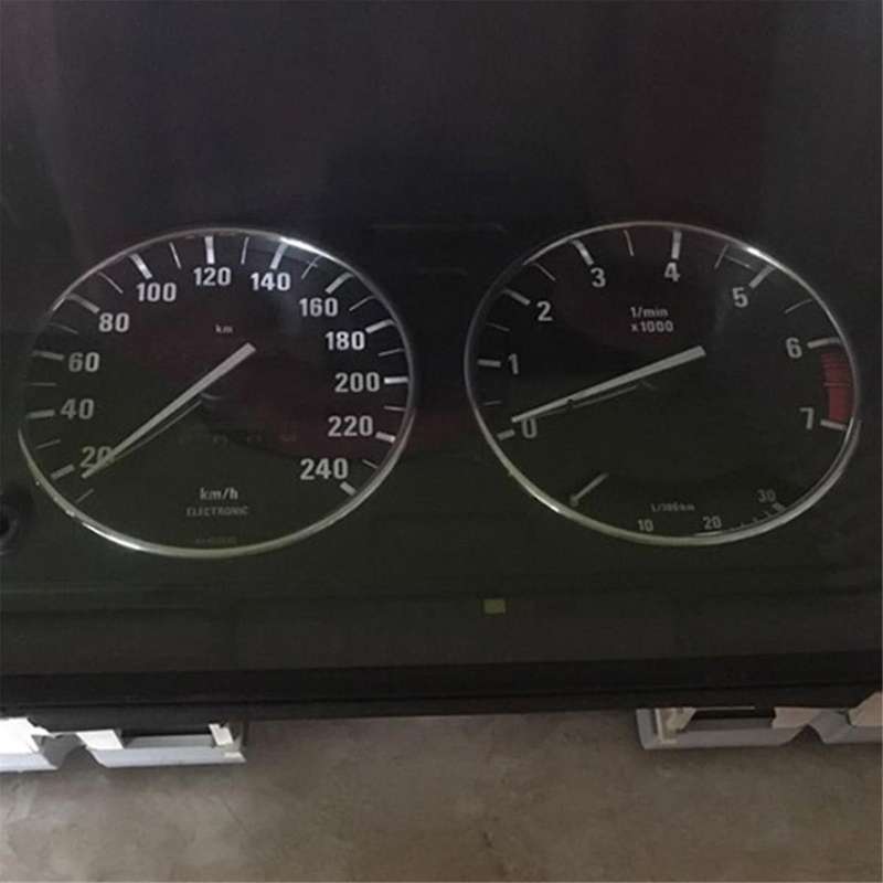 Car Speedometer Cover Bezel Trim Dashboard Gauge Ring Set for E32 / E34 Models