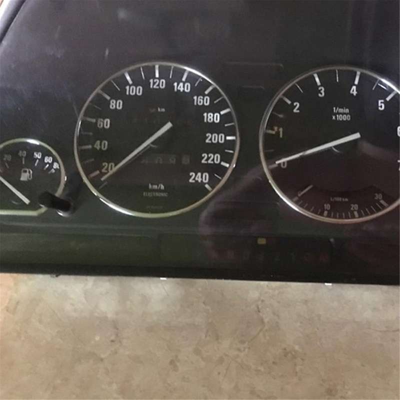 Car Speedometer Cover Bezel Trim Dashboard Gauge Ring Set for E32 / E34 Models
