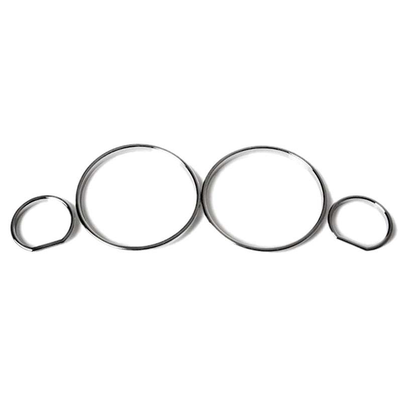 Car Speedometer Cover Bezel Trim Dashboard Gauge Ring Set for E32 / E34 Models