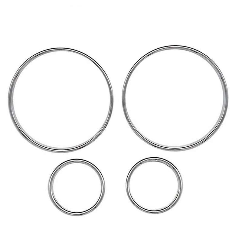 Car Speedometer Cover Bezel Trim Dashboard Gauge Ring Set for E39 5 Series E38 7 Series E53 X5