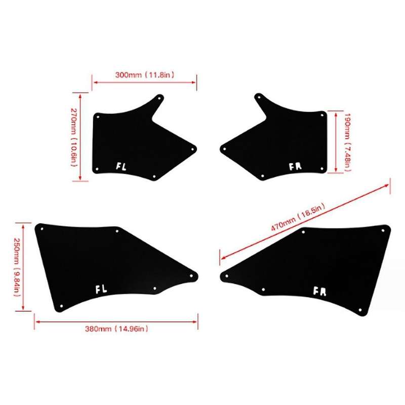Car Splash Guard for 2005 Front Liner Mud Flaps Mudguards Accessories