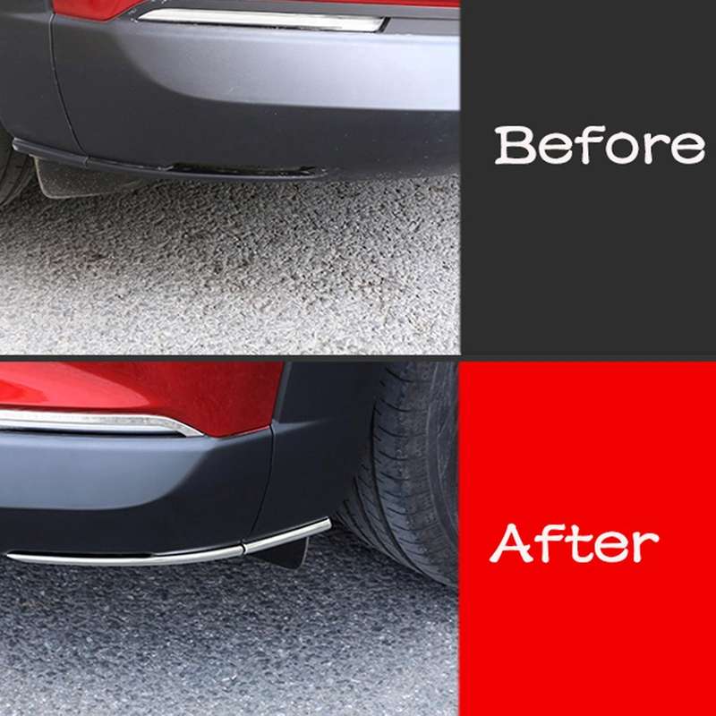 Car Stainless Steel Front and Rear Corner Protection Strips Trim Cover Decorative for CX30 -30 2020