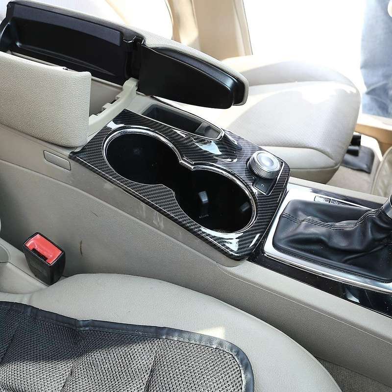 Car Stainless Steel Console Water Cup Holder Frame Cover Trim Sticker for X204 2008-2015 Accessories
