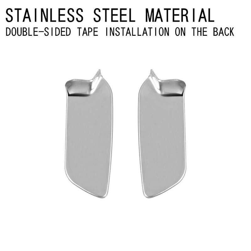 Car Stainless Steel Inner Door Bowl Panel Trim Sticker for Alphard/Vellfire 40 Series 2023+ Silver