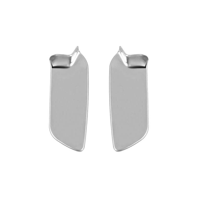 Car Stainless Steel Inner Door Bowl Panel Trim Sticker for Alphard/Vellfire 40 Series 2023+ Silver