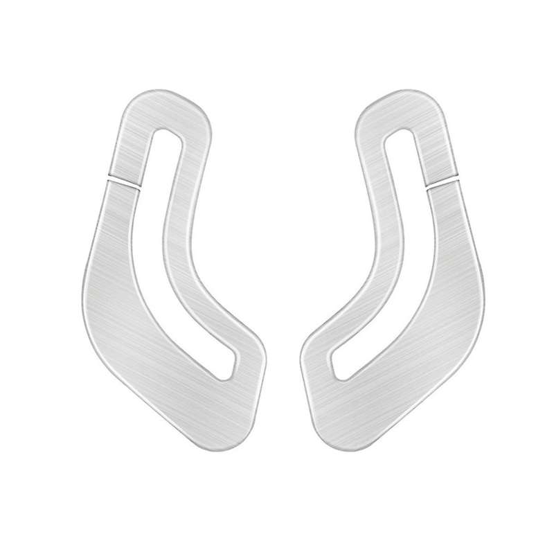 Car Stainless Steel Seat Belt Panel Cover Frame Interior Trim Accessories for Alphard 40 Series 2023