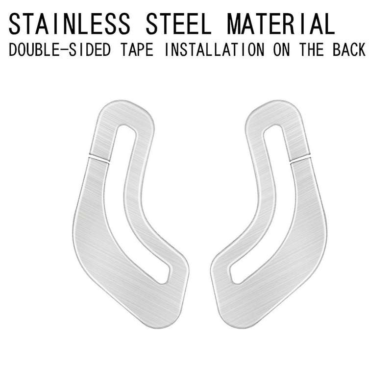 Car Stainless Steel Seat Belt Panel Cover Frame Interior Trim Accessories for Alphard 40 Series 2023