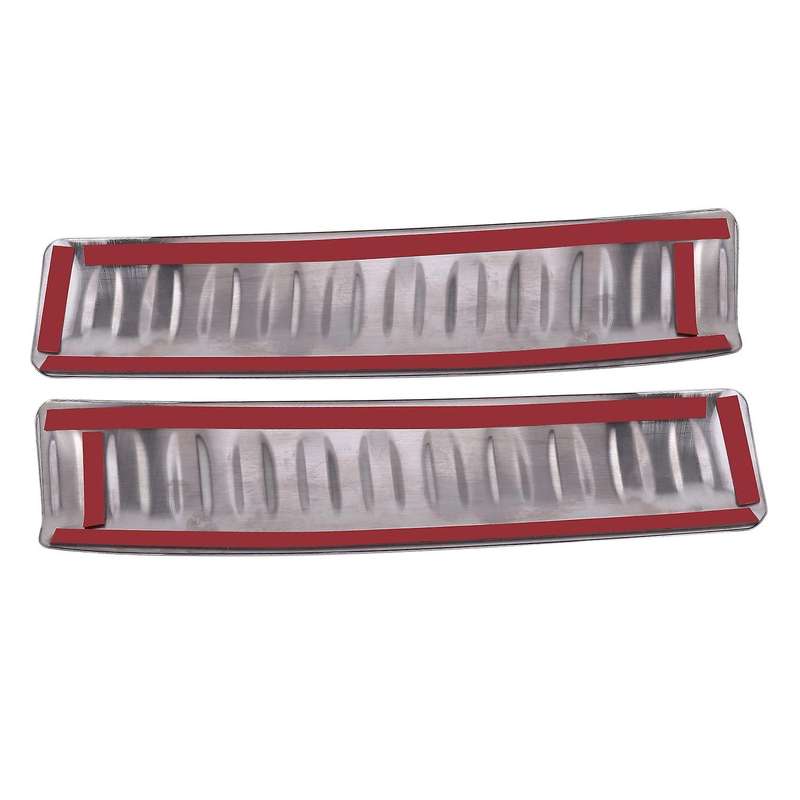 Car Stainless Steel Rear Bumper Protector Rear Trunk Scuff Plate Sill Cover for Fit Jazz 2020-2021