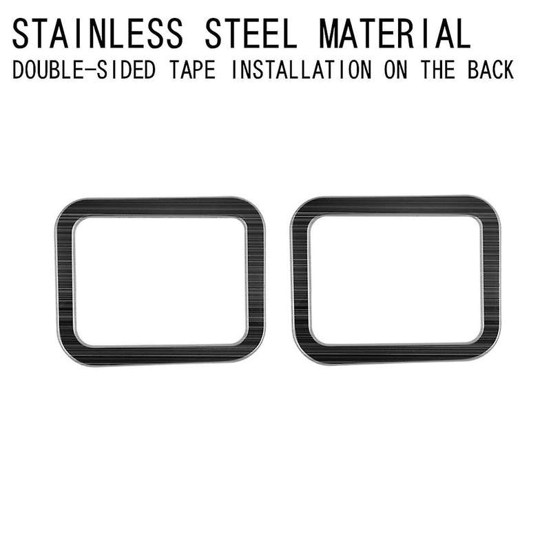 Car Stainless Steel Third Row Reading Light Frame Trim for Alphard 40 Series 2023+ Interior Accessor