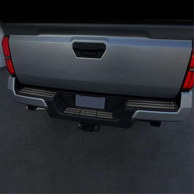 Car Stainless Steel Trunk Pedal Rear Tail Box Guard Pedal for 2024 Car Accessories Black