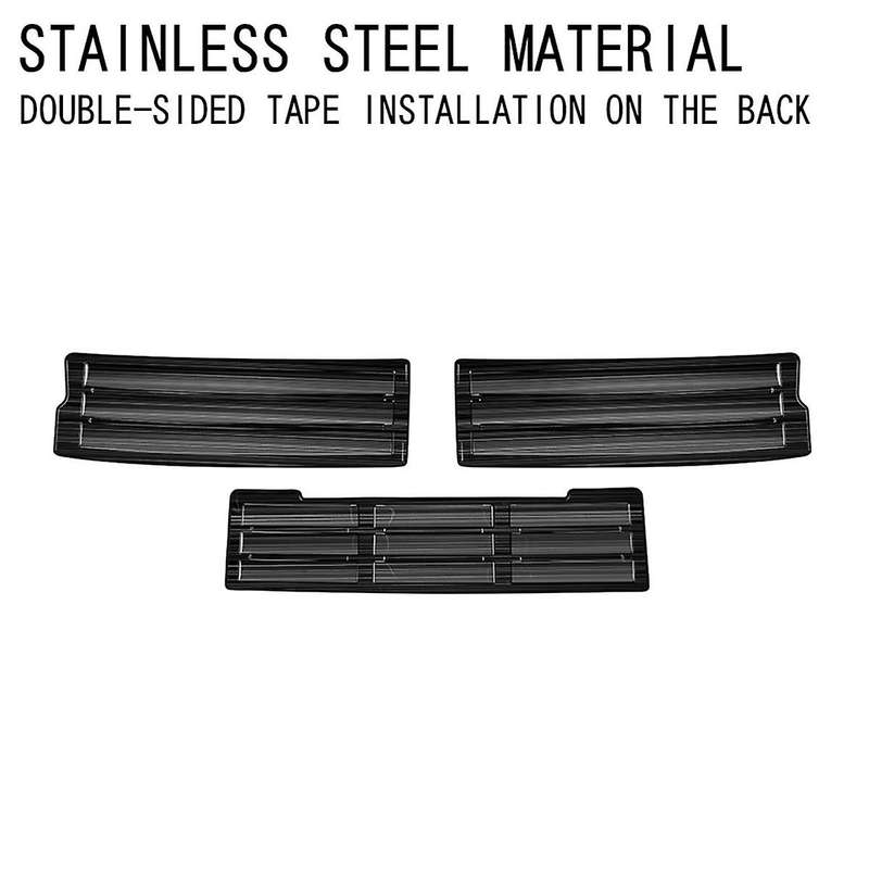 Car Stainless Steel Trunk Pedal Rear Tail Box Guard Pedal for 2024 Car Accessories Silver