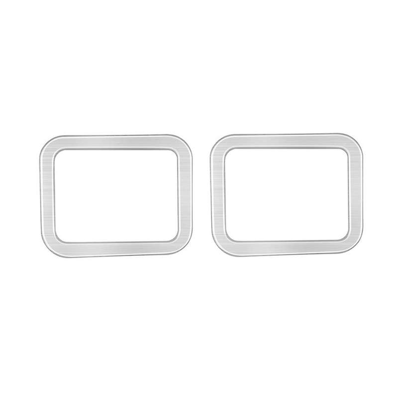 Car Stainless Steel Third Row Reading Light Frame Trim for Alphard 40 Series 2023+ Interior Accessor