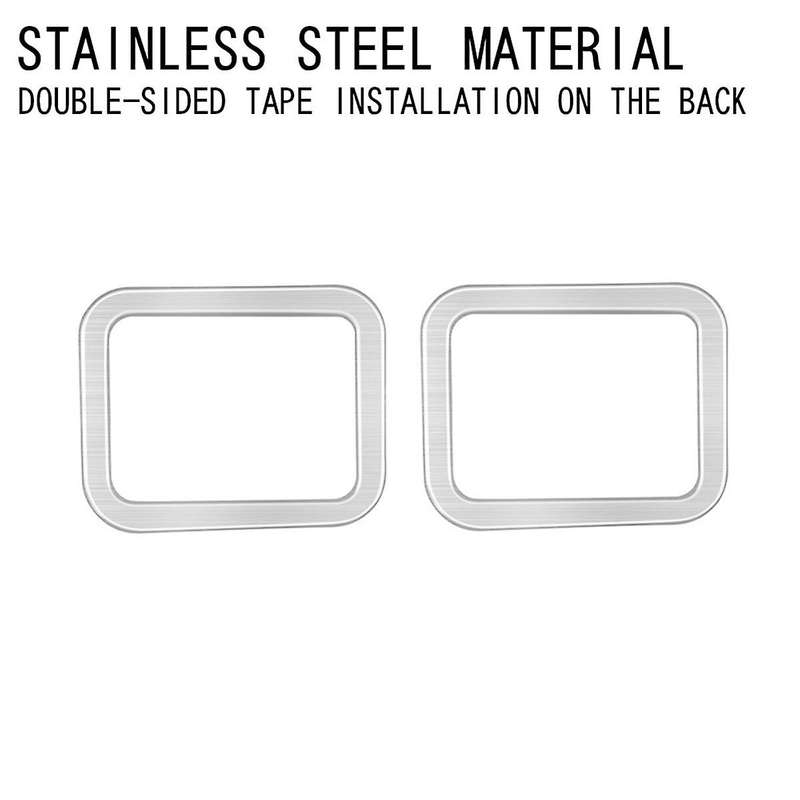 Car Stainless Steel Third Row Reading Light Frame Trim for Alphard 40 Series 2023+ Interior Accessor