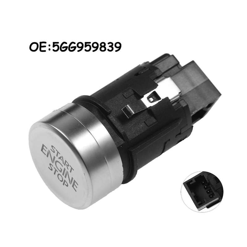 Car Start & Stop Engine One-button Switch Button Keyless Start Switch for Golf 7 Mk7 Vii 5gg959839