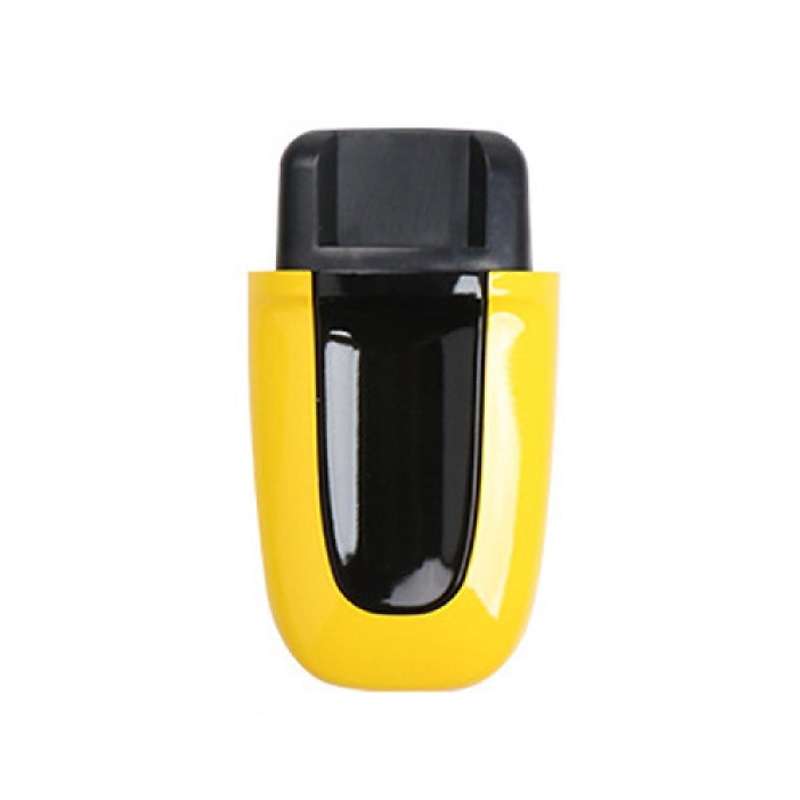 Car Start Key Switch One-Click Ignition Trim for 2013-2023 Startup Key Yellow