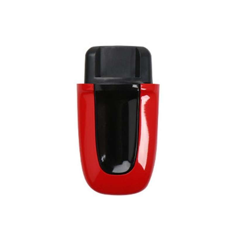 Car Start Key Switch One-Click Ignition Trim for 2013-2023 Startup Key Red