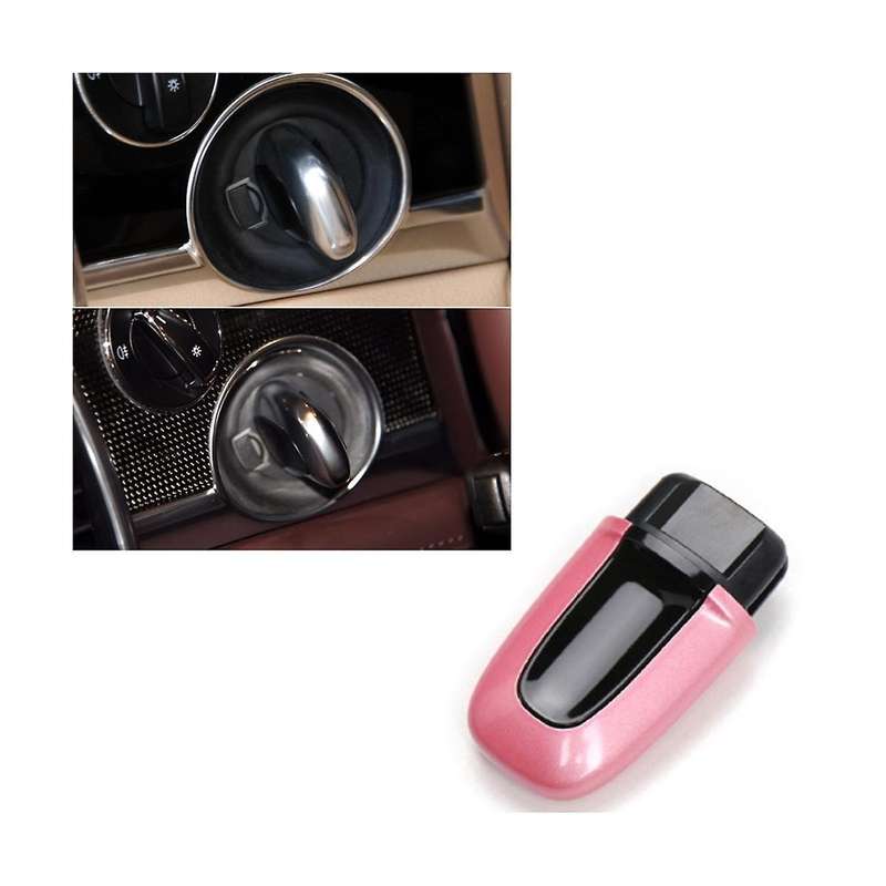 Car Start Key Switch One-Click Ignition Trim for 2013-2023 Startup Key Pink