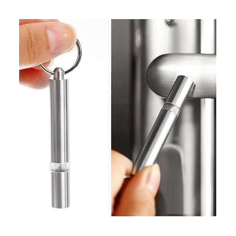 Car Static Rod Electricity Releaser Discharger Cylinder Shape Anti-Static Keychain Dry Static Elimin