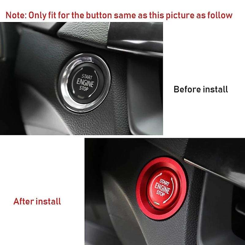 Car Start Stop Engine Cover Button Ring Styling Stickers Cover for CT4 CT5 XT4 XT6 Accessories