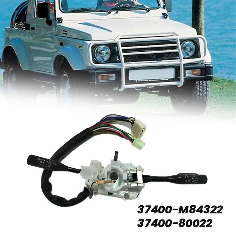 Car Steering Column Combination Switch Headlight Wiper Blinker 37400-80022 for Samurai -1995 37400M8