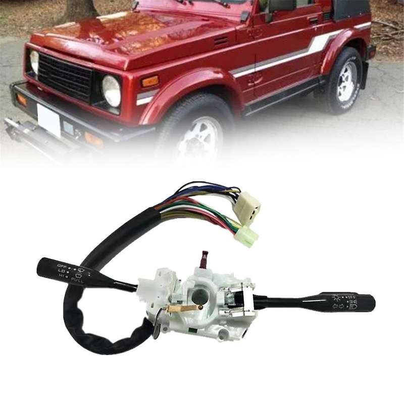 Car Steering Column Combination Switch Headlight Wiper Blinker 37400-80022 for Samurai -1995 37400M8