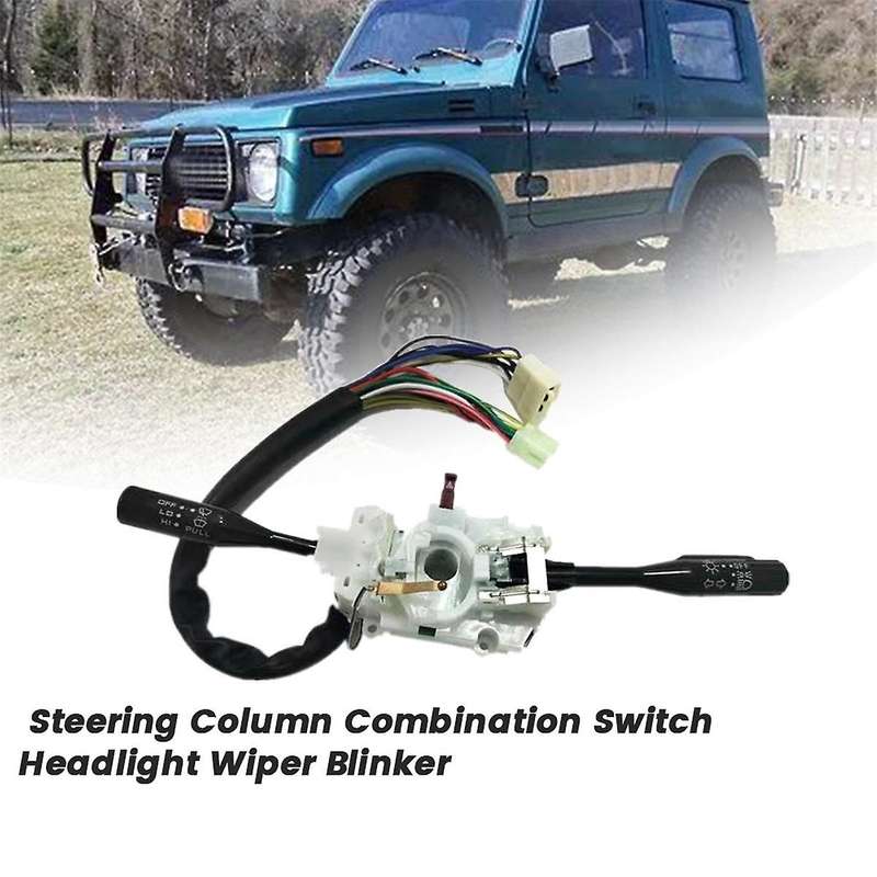 Car Steering Column Combination Switch Headlight Wiper Blinker 37400-80022 for Samurai -1995 37400M8