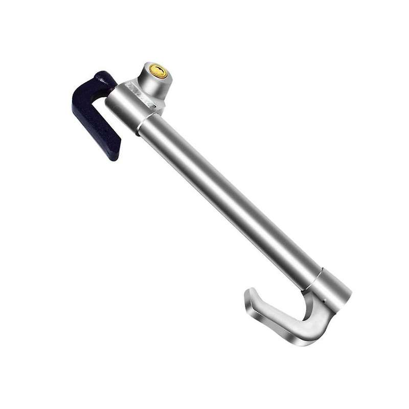 Car Steering Wheel Anti Theft Lock Brake Lock Retractable Double Hook Car Clutch Pedal Lock Securit