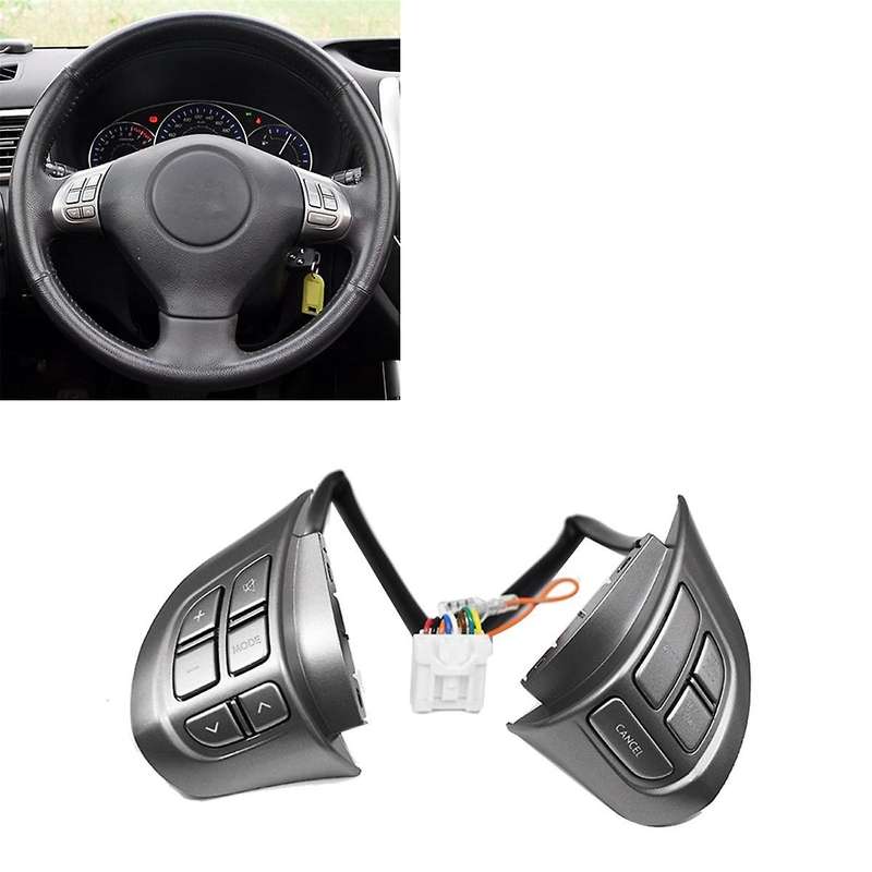 Car Steering Wheel Audio Control Button Switch Cruise Control Switch for 2008-2010 Multifunction Bu